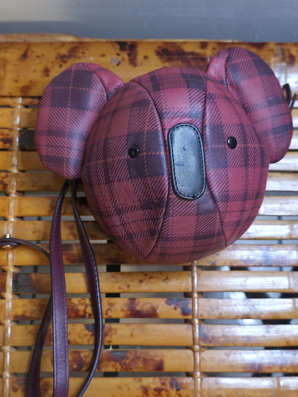 Bonpoint Leather Kuala Bear Bag